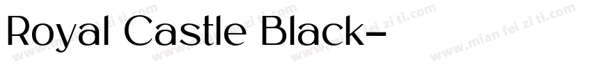 Royal Castle Black字体转换